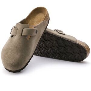 Birkenstock Boston Soft Footbed Suede Leather Clog